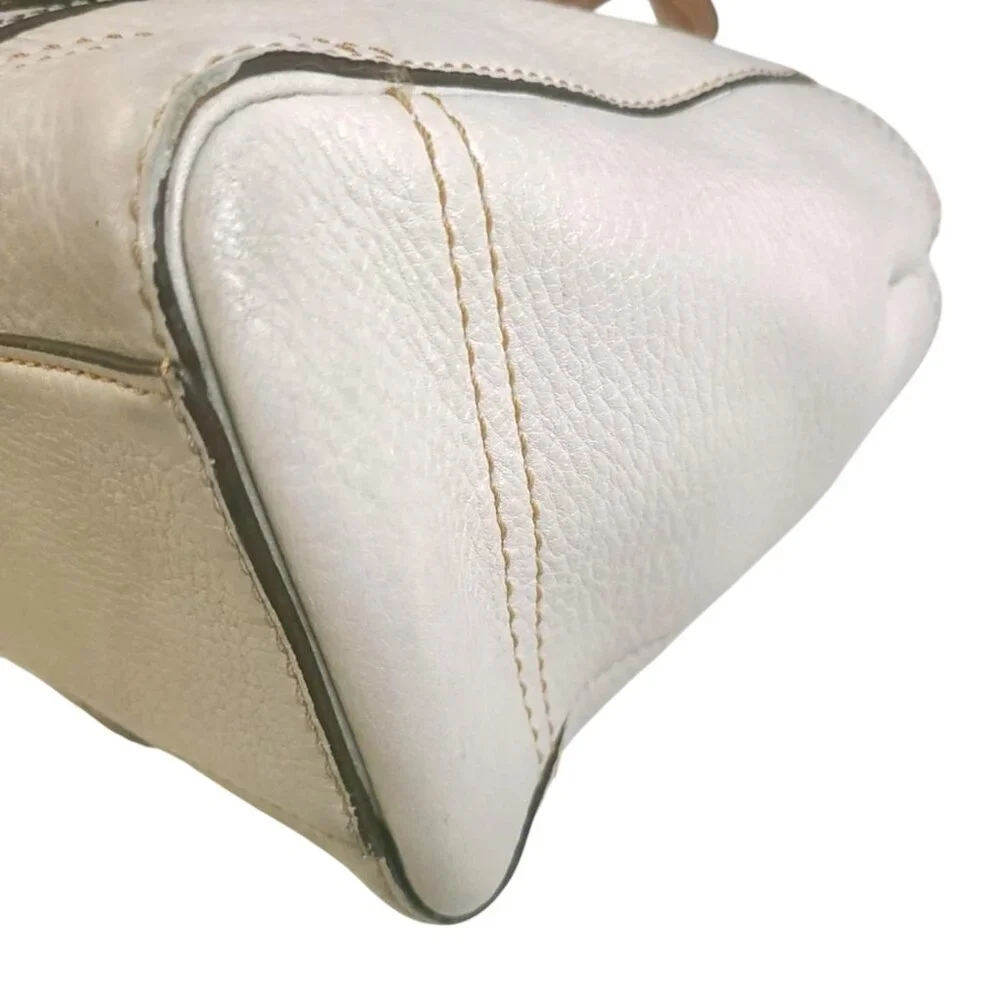 Vintage COACH CHELSEA SATCHEL IVORY/CREAM - Picture 6 of 9